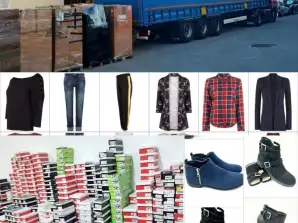 Women's, Men's & Children's Clothing & Footwear Export Container - REF: 17352