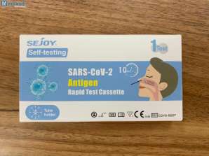 SEJOY Teste Rápido Individual Covid-19 - Kit de Deteção de Antigénio SARS-CoV-2 Certificado pela UE