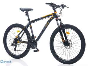 26-inch MTB with Hydraulic Disc Brakes, 21-Speed Shimano Tourney Gearing, and Alloy Frame