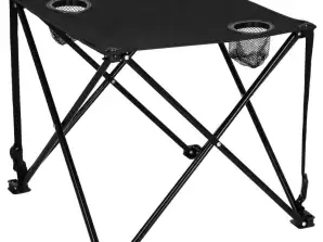 46cm folding camping table black CS0013