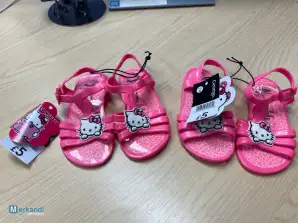 Sandales en gelée d'été pour filles Hello Kitty
