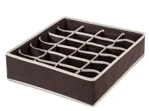 Ящик для белья органайзер коричневый набор из 4 штук. ВА3021