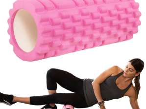 Massage roller 33 cm pink FR0017