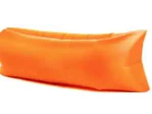 Lazy BAG SOFA bed sun lounger orange 230x70cm
