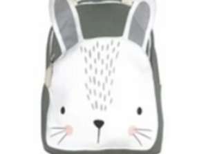 Preschooler's backpack backpack for baby rabbit gray