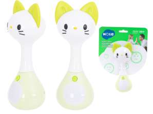 Rattle teether sounds lights cat HOLA