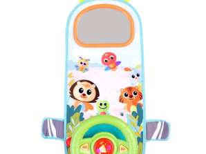 Children's car steering wheel with interactive HOLA melodies