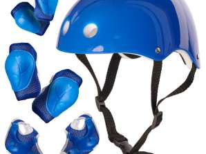 Протектори шолома для скейтборду, регульовані, сині