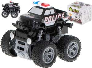 Monster Truck terepjáró autós rendőrségi lengéscsillapítókkal 1:36