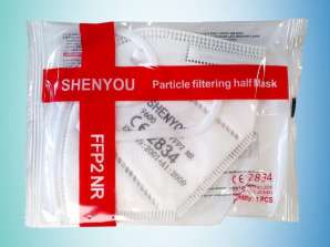 FFP2 gezichtsmasker wit