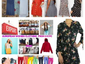 Vente en gros de vêtements pour femmes en ligne pour l’exportation