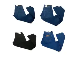 Оптова пропозиція: Асортимент чоловічих джинсів преміум-класу WRANGLER/LEE за ціною 19,99 євро за штуку