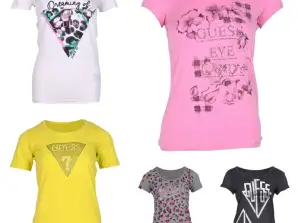 GUESS WOMEN T-SHIRTS: Große Auswahl an Modellen, Farben. Alle T-Shirts sind neu mit Etiketten. Größen XS - L. Wir haben über 700 Sonderangebote. (W96)