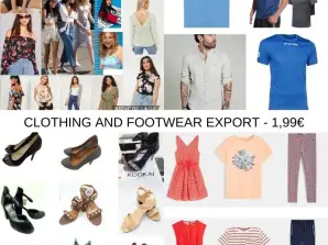 Conteneur de vêtements et de chaussures pour l’exportation - REF : SHAKIRA - Qualité et variété