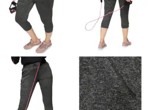 KangaROOS 3/4 pantalones mujer jogging pantalones gris