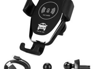 CAR HOLDER WITH BUILT-IN INDUCTIVE CHARGER FAST CHARGE QI SKU:320-B