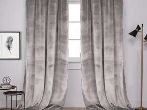 VELVET BLACKOUT CURTAIN 135x250 GROMMETS L389