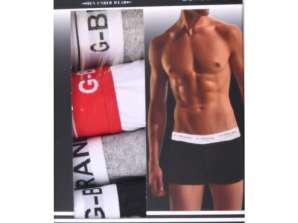 G-BRAND Premium Mens Boxer Briefs 4-Pack | Sizes S-XXL | Model AA12 - Wholesale Offer