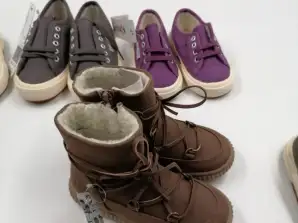 Mistura de sapatos de inverno infantil Superga no atacado