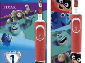 Posten Oral-B Vitality 100 Kids PIXAR Zahnbürste - Elektrische Zahnbürste mit 7.600 oszillierenden Bewegungen pro Minute - Sanftes und sicheres Zähneputzen für Kinder