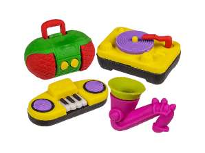 Eraser Muziekinstrumenten Set 4 stuks