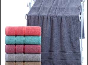 SET OF TOWELS 50X100 THICK COTTON TERRY 500g 6 PIECES 01-41