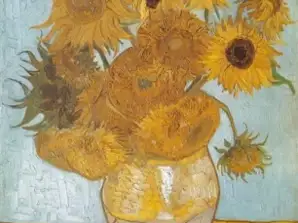 Muzeja kolekcija - 1000 gabaliņu puzle - Van Gogs - Vāze ar saulespuķēm
