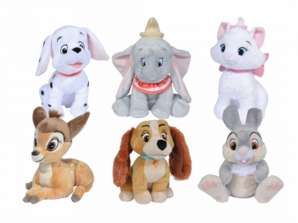 Simba Toys - Figurines en peluche, Disney Classic Friends 25cm (6-sort.)