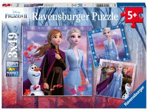 Ravensburger 05011 Disney Ledové království 2 / Ledové království 2 Puzzle 3x49 dílků