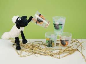Shaun das Schaf   4er Set Trinkbecher  300ml