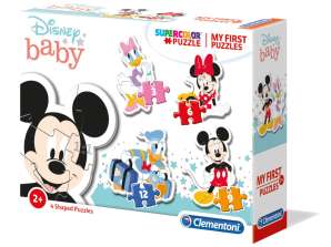 Clementoni 20819 3 6 9 12 Peças Meus Primeiros Quebra-Cabeças Disney Mickey Mouse