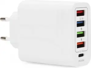 5 PORTS CHARGER TYPE USB / C safe system SKU: 345-B (stock in Poland)
