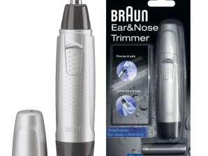 BRAUN EN10 OHR NOSE AND EAR TRIMMER ON BATTERIES