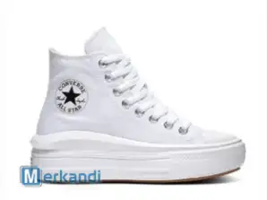 Chaussures Converse pour femmes Chuck Taylor All Star Platform à profil bas, blanc, 36-41