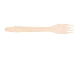 Disposable Wooden ECO-forks 165 mm (Pack of 100)