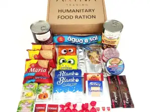 Notfall-Lebensmittel-Rationsboxen, hergestellt in Portugal