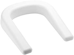 Siège de toilette souple Comfortseat blanc de 6 cm d’épaisseur - Construction 100% plastique