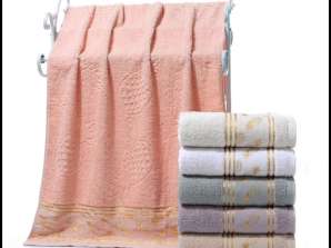 SET OF TOWELS 70X140 THICK COTTON TERRY 500g 6 PIECES 01-72