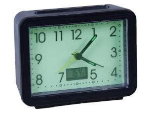 Genius Ideas Luminescent Alarm Clock And Thermometer