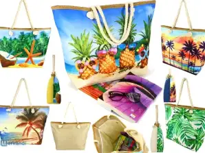 Χονδρική πώληση τσάντας παραλίας - ένα μείγμα από τις πιο μοντέρνες εκτυπώσεις.