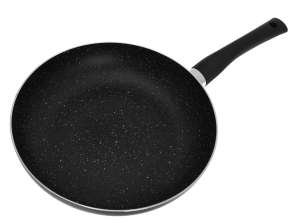Kinghoff Marble Black Frying Pan | Durable & Dishwasher-Safe | Ø28cm x 5cm Size