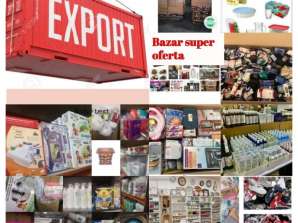 Oferta de palet de bazar - Stock de productos surtidos para mayoristas y minoristas