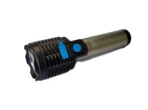 Rechargeable Aluminum USB LED Flashlight with COB Light - 5W Main LED, Multi-Mode, Long Battery Life