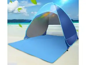 LARGE BEACH TENT, SELF-MOUNTING UV SCREEN AS