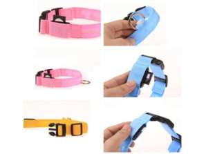 LED COLLAR GLOWING FOR DOG ON BATTERIES ADJUSTABLE