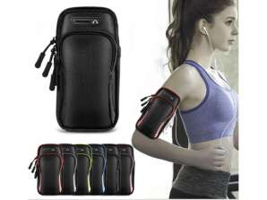 Running Shoulder Case for Phone - Black and Gray