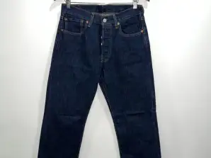 Ο πελάτης επιστρέφει Ανδρικά Levi's blue Jeans - παρτίδα στοκ