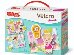 VELCRO Home. Educational game 1+. Motor skills, early learing