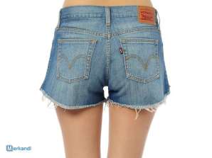 Damskie szorty jeansowe Levis - Brand New - Odzież Inventory Lot - Rabat na ograniczoną ilość