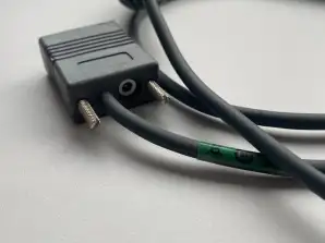 Originele RS232-kabel met symbool, 1,5-2,5 m verstelbare lengte voor barcodescanners + voeding